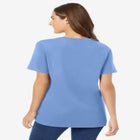 Perfect Short-Sleeve V-Neck Tee image number null