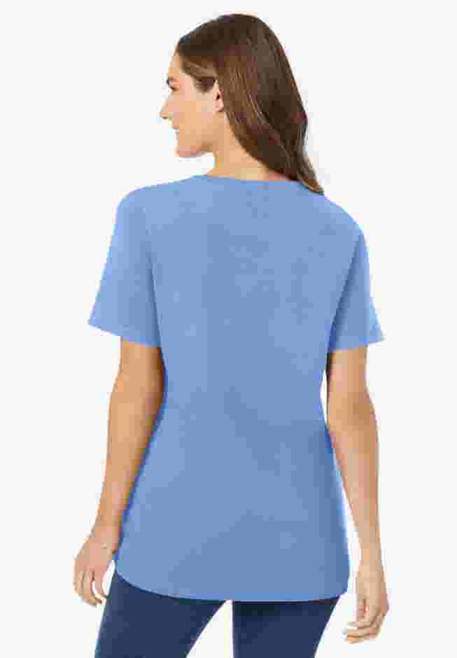Perfect Short-Sleeve V-Neck Tee image number 1