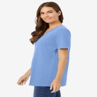 Perfect Short-Sleeve V-Neck Tee image number null