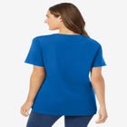 Perfect Short-Sleeve V-Neck Tee image number null
