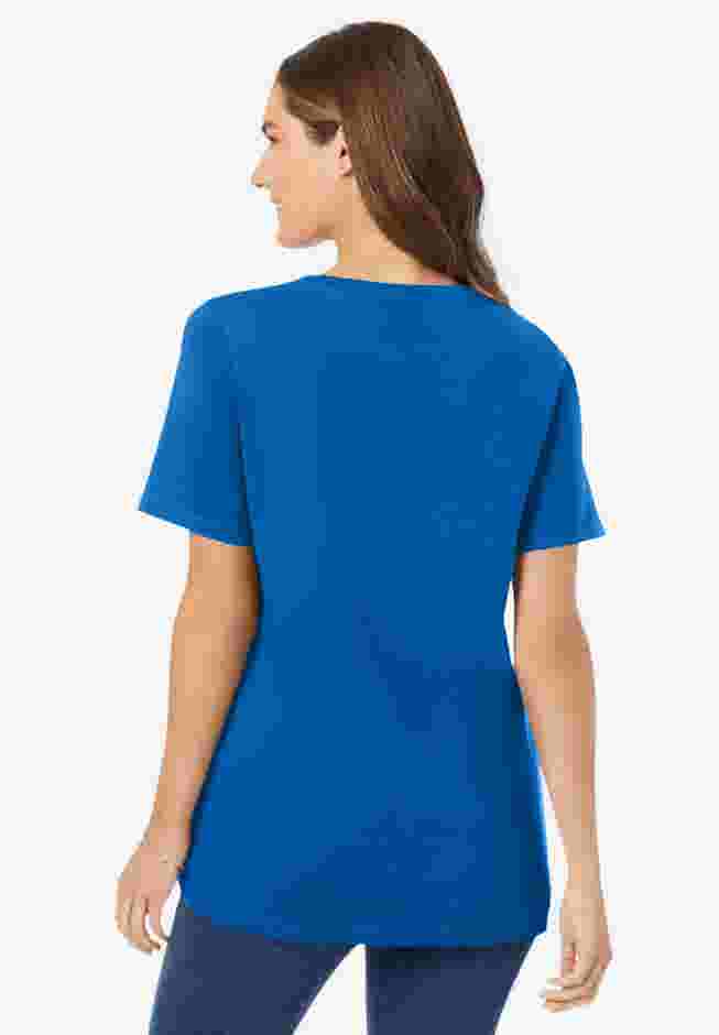 Perfect Short-Sleeve V-Neck Tee image number 1