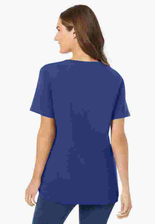 Perfect Short-Sleeve V-Neck Tee image number 1