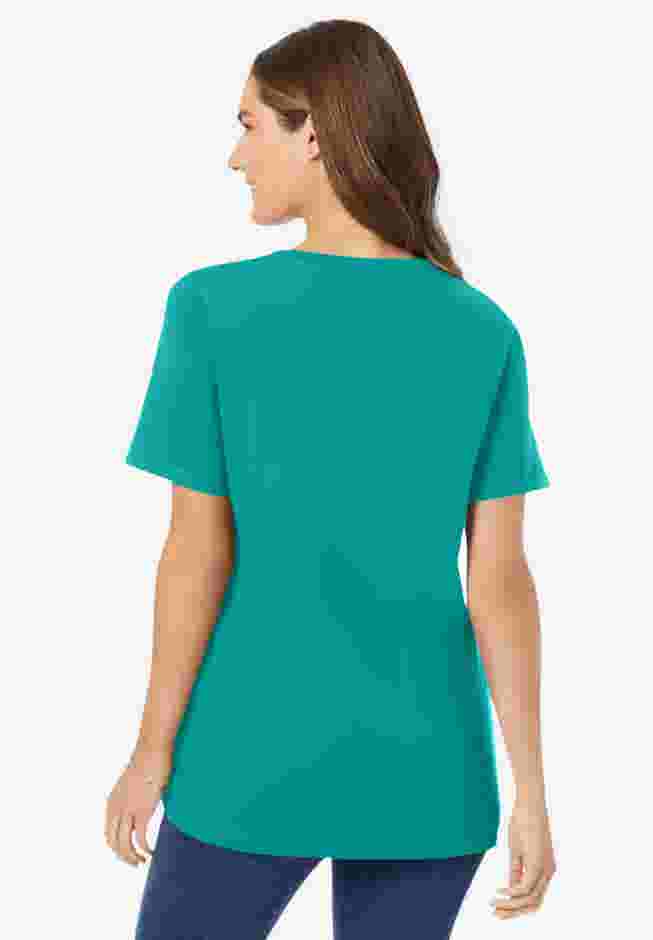 Perfect Short-Sleeve V-Neck Tee image number 1