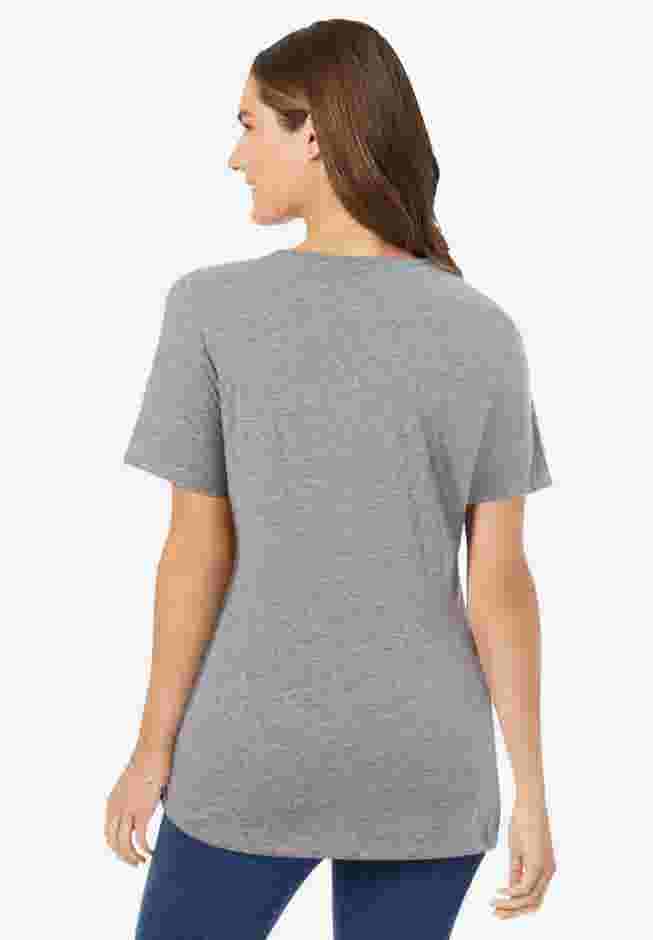 Perfect Short-Sleeve V-Neck Tee image number 2
