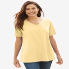 Perfect Short-Sleeve V-Neck Tee image number null