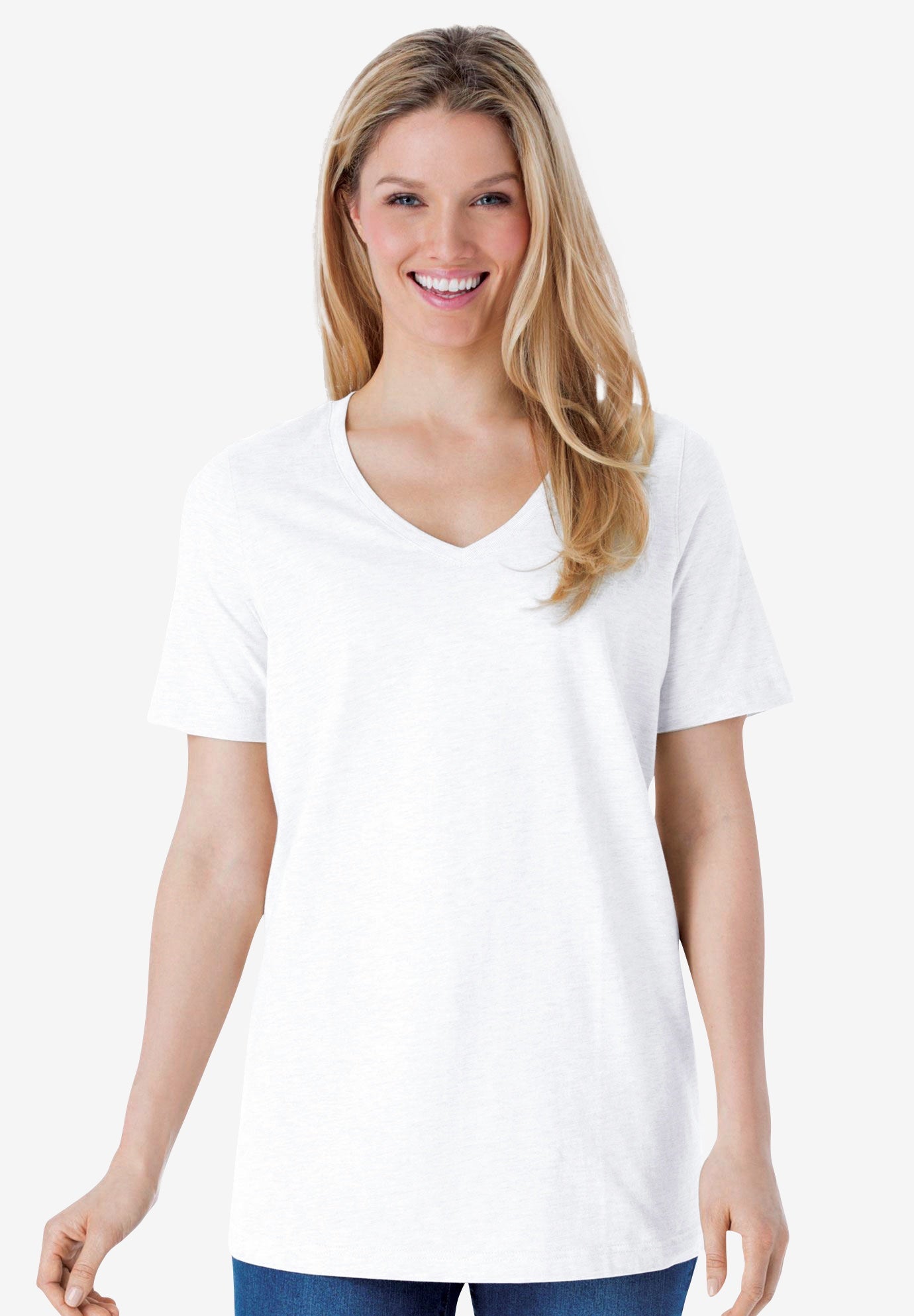 Perfect Short-Sleeve V-Neck Tee image number 0