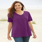 Perfect Short-Sleeve V-Neck Tee image number null