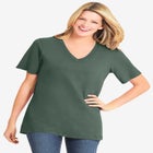 Perfect Short-Sleeve V-Neck Tee image number null