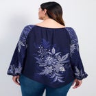 Nichola Scarf Print Top image number null