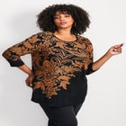 Millie 3/4 Sleeve Top image number null