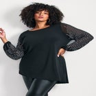 Glitz Embellished Sleeve Tunic image number 0