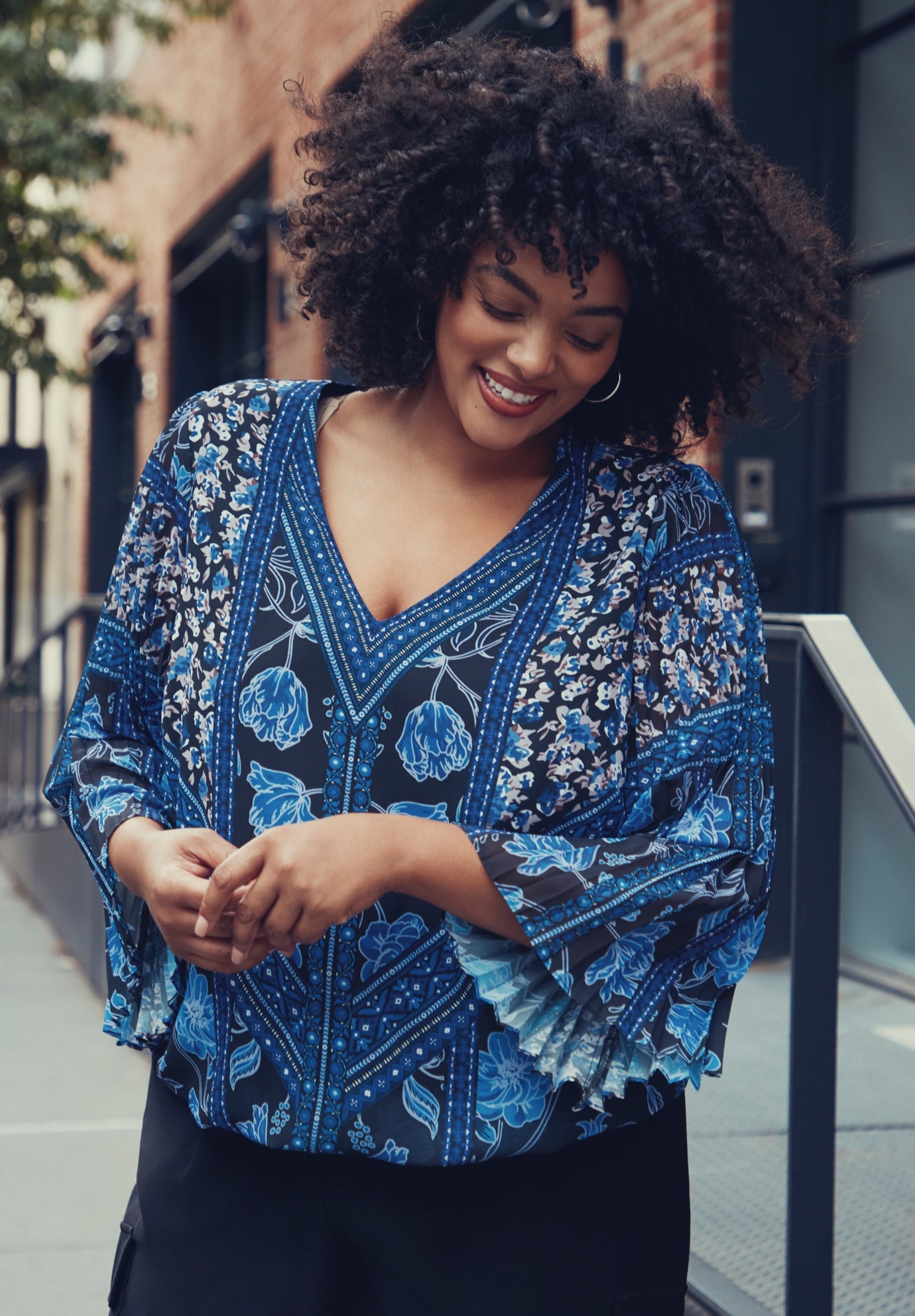 Harmony Pleat Sleeve Top image number 3