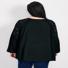 Marcie Lace Yoke Long Sleeve Top image number null
