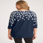 Stretch Cotton Boatneck Tunic image number null