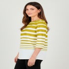 Stretch Cotton Boatneck Tunic image number null