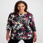 Stretch Cotton Boatneck Tunic image number null