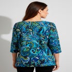 Stretch Cotton Boatneck Tunic image number null