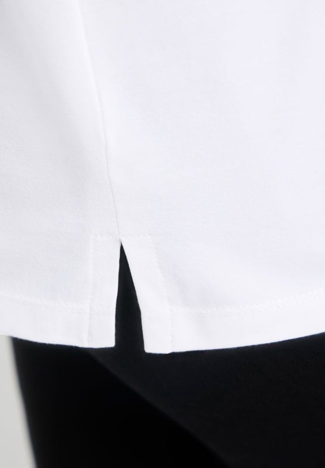 Stretch Cotton Boatneck Tunic image number 3