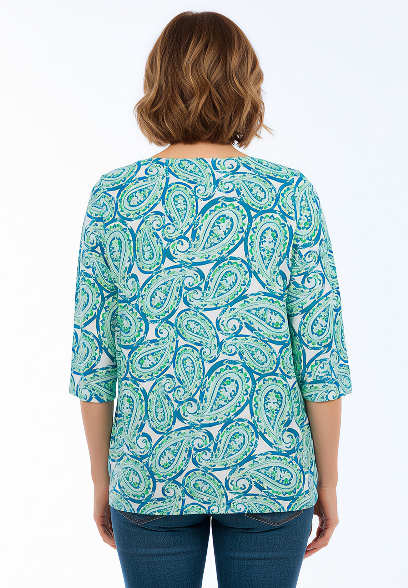 Stretch Cotton Boatneck Tunic image number 1