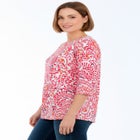 Stretch Cotton Boatneck Tunic image number null