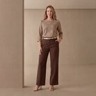 Stretch Cotton Boatneck Tunic image number 1