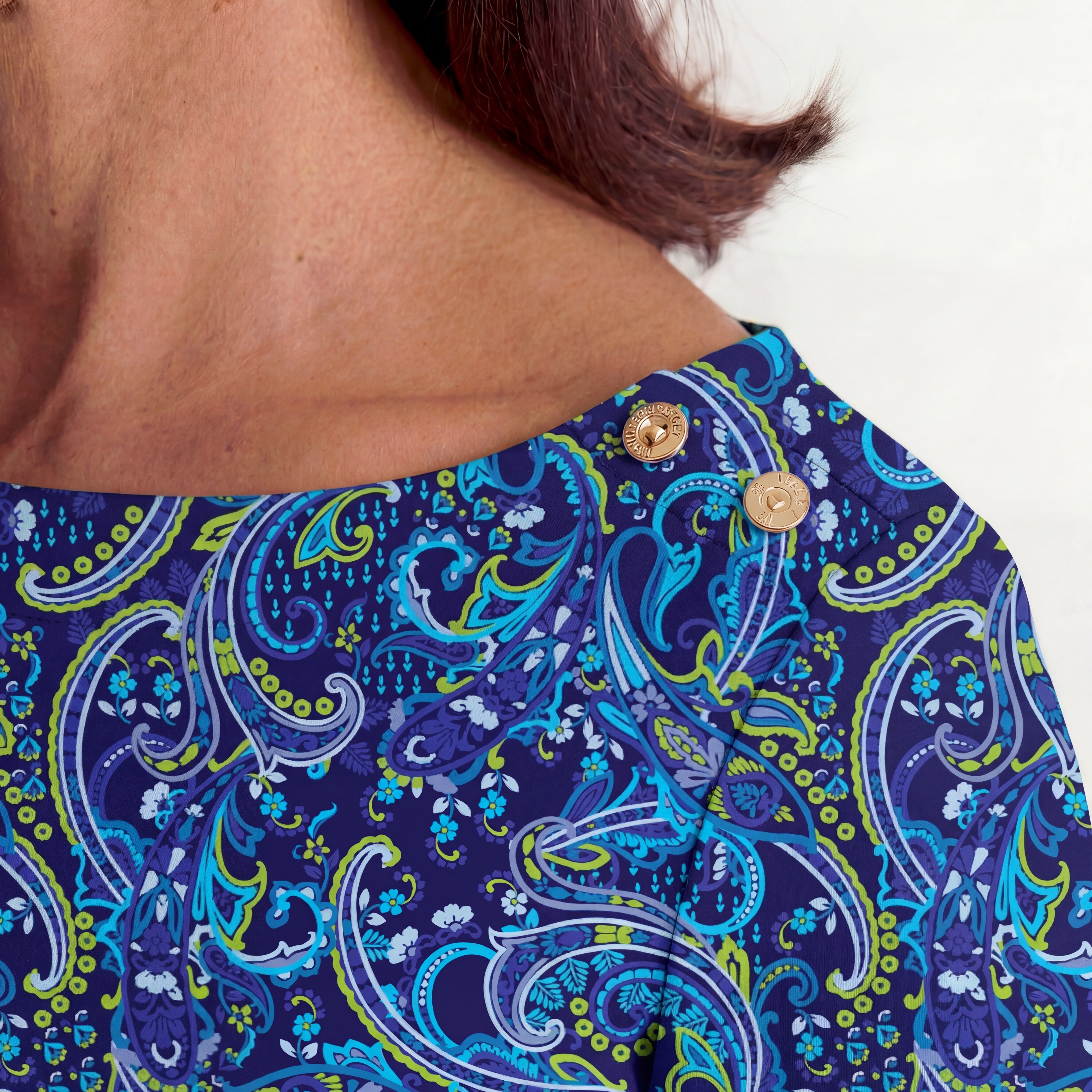 Stretch Cotton Boatneck Tunic image number 2