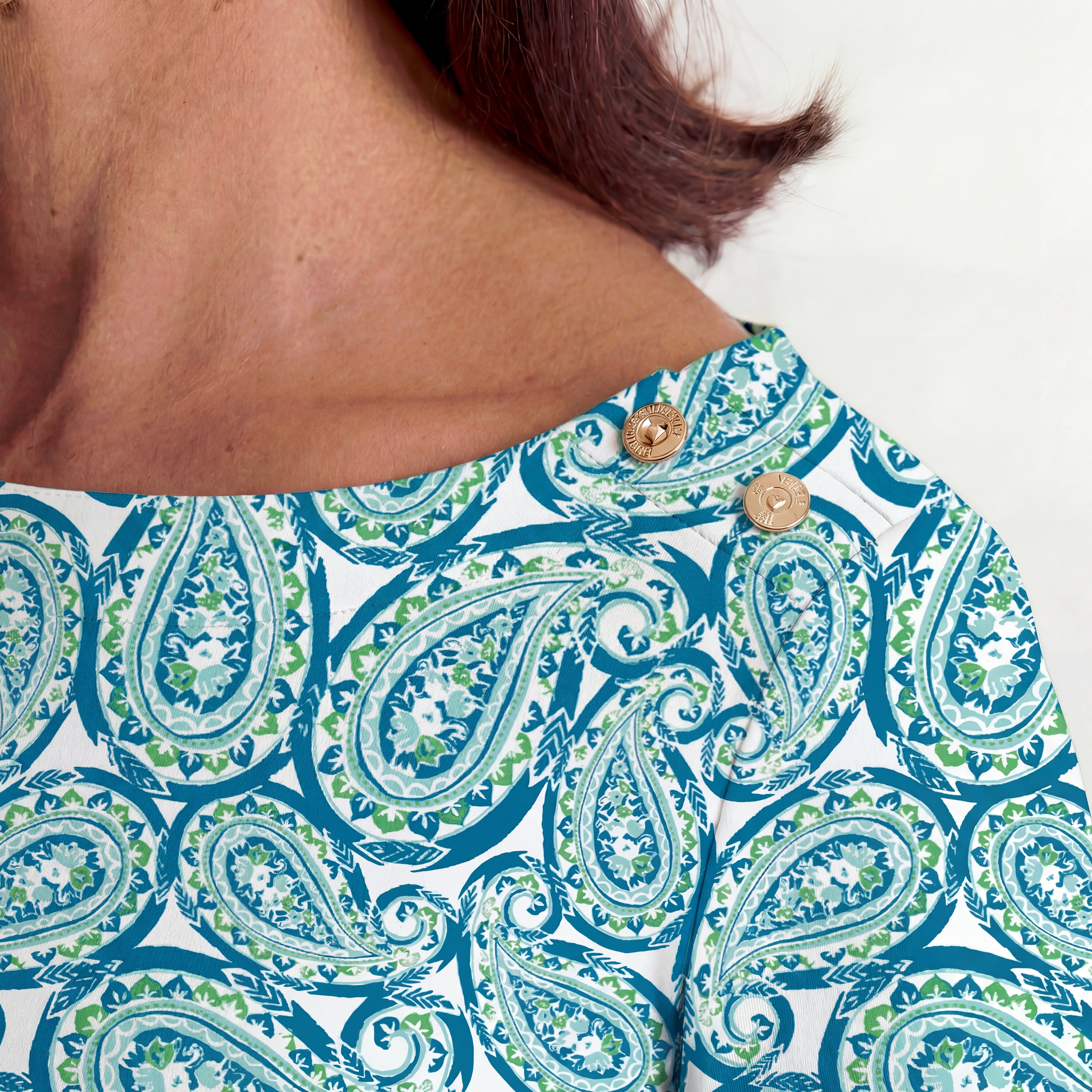 Stretch Cotton Boatneck Tunic image number 2