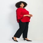 Ivana Contrast Bell Sleeve Top image number 3