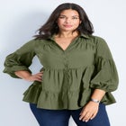 Amari Tiered Tunic Shirt image number 0
