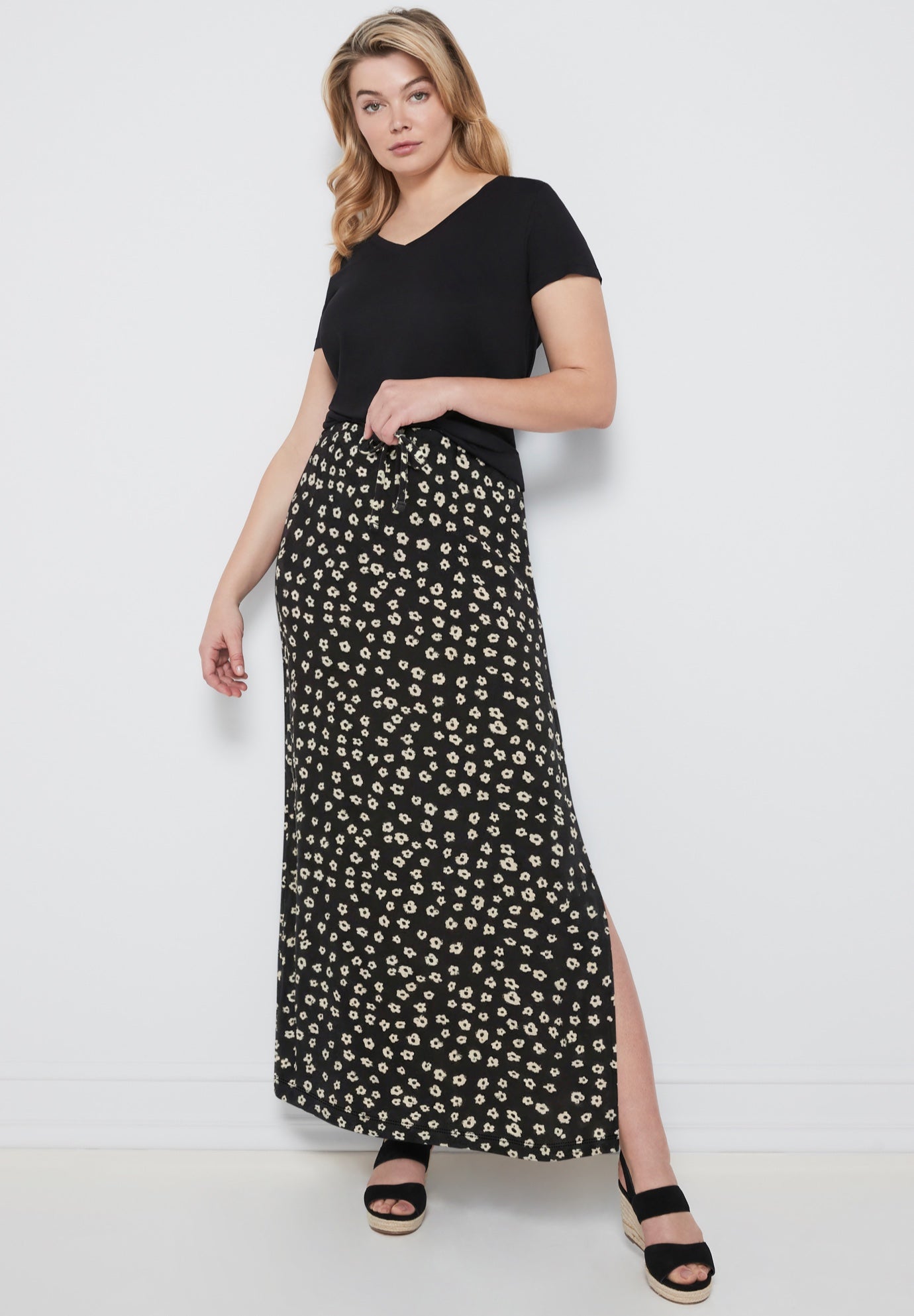 Knit Maxi Skirt image number 0