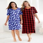 Long Print Sleepshirt image number null