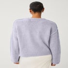 Stretch Boat Neck Whipstitch Pullover Sweater image number null