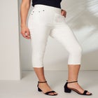 Comfort Waist Stretch Denim Capris image number null