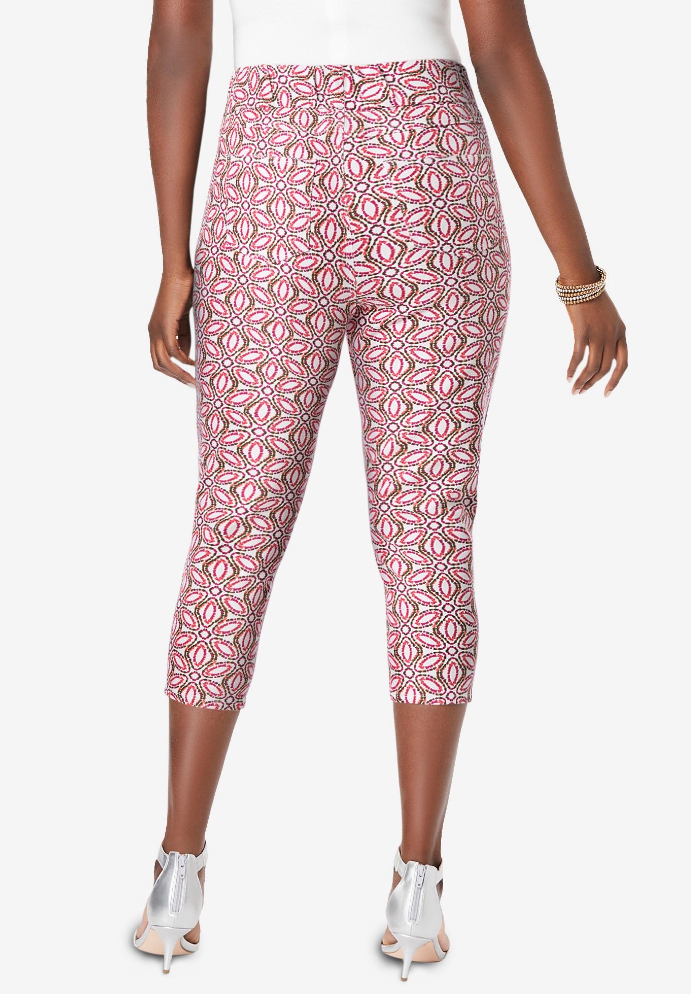 Comfort Waist Stretch Denim Capris image number 1