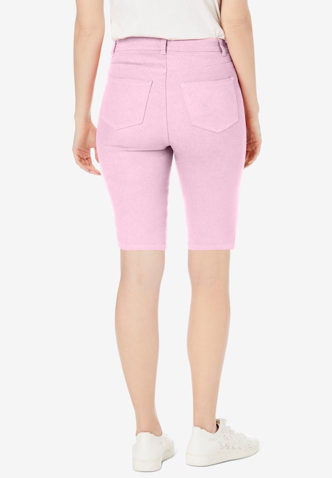True Fit Stretch Denim Bermuda Short image number 1