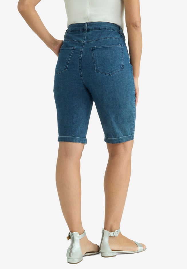 True Fit Stretch Denim Bermuda Short image number 1