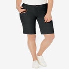True Fit Stretch Denim Bermuda Short image number null