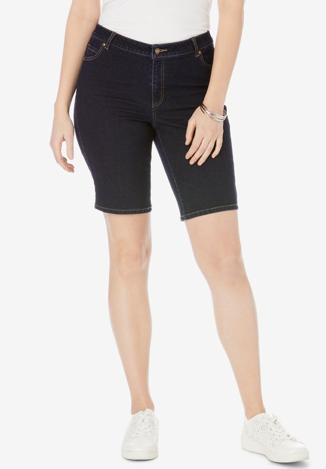 True Fit Stretch Denim Bermuda Short image number 0