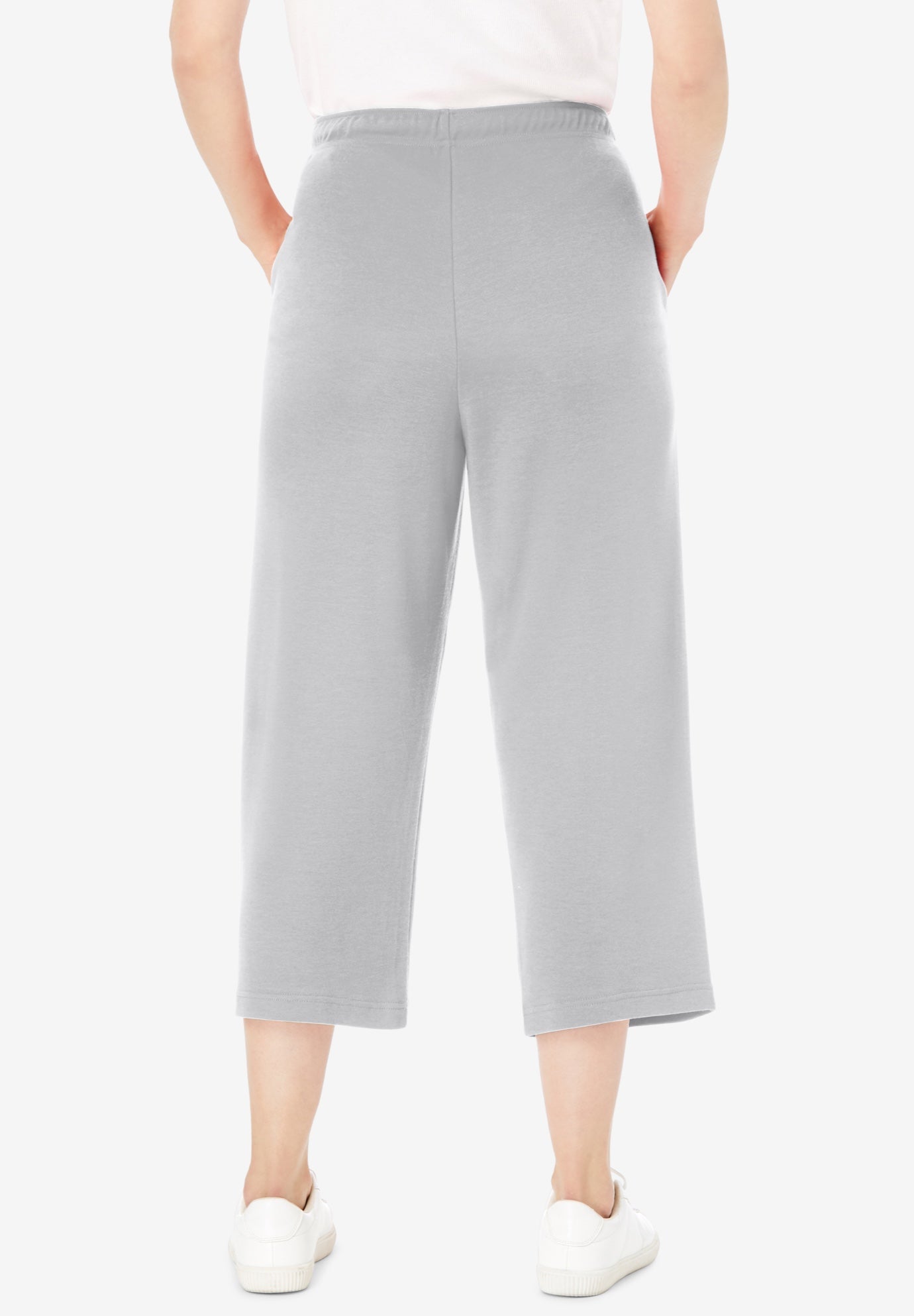 Sport-Knit Pull-On Capri Pants image number 1
