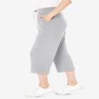 Sport-Knit Pull-On Capri Pants image number null