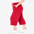 Sport-Knit Pull-On Capri Pants image number null