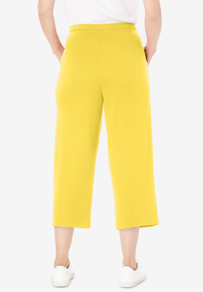 Sport-Knit Pull-On Capri Pants image number 1