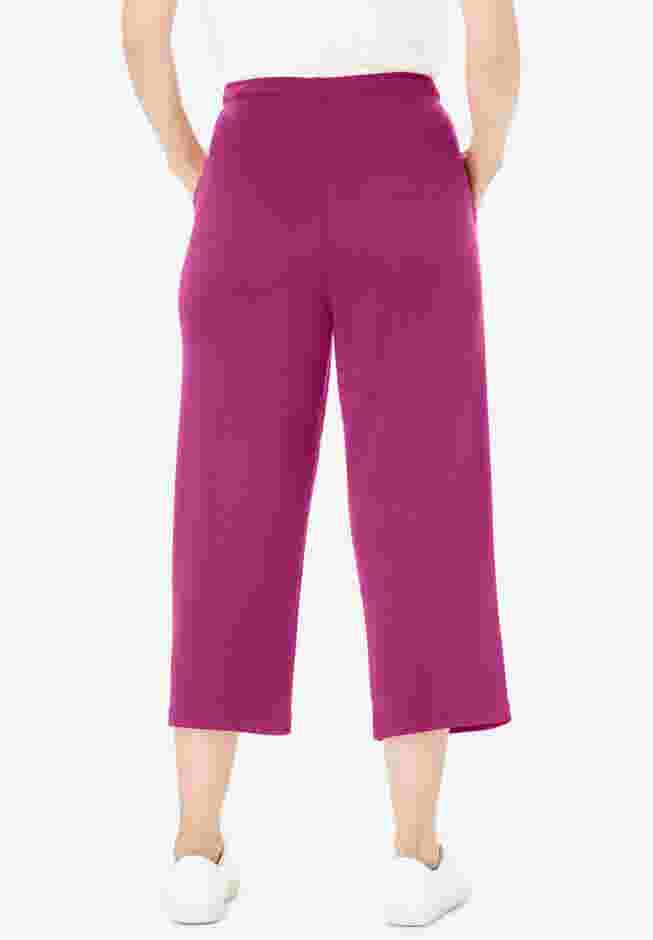 Sport-Knit Pull-On Capri Pants image number 2
