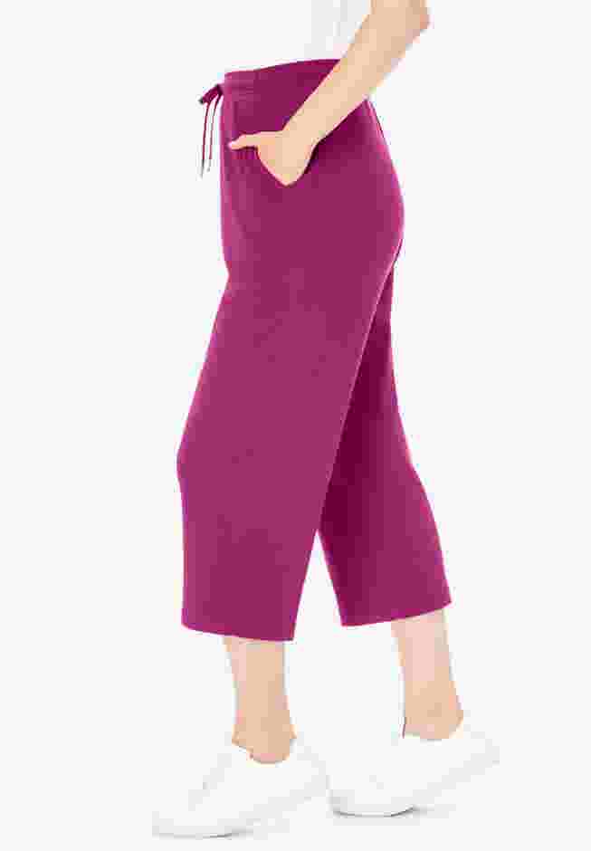 Sport-Knit Pull-On Capri Pants image number 3