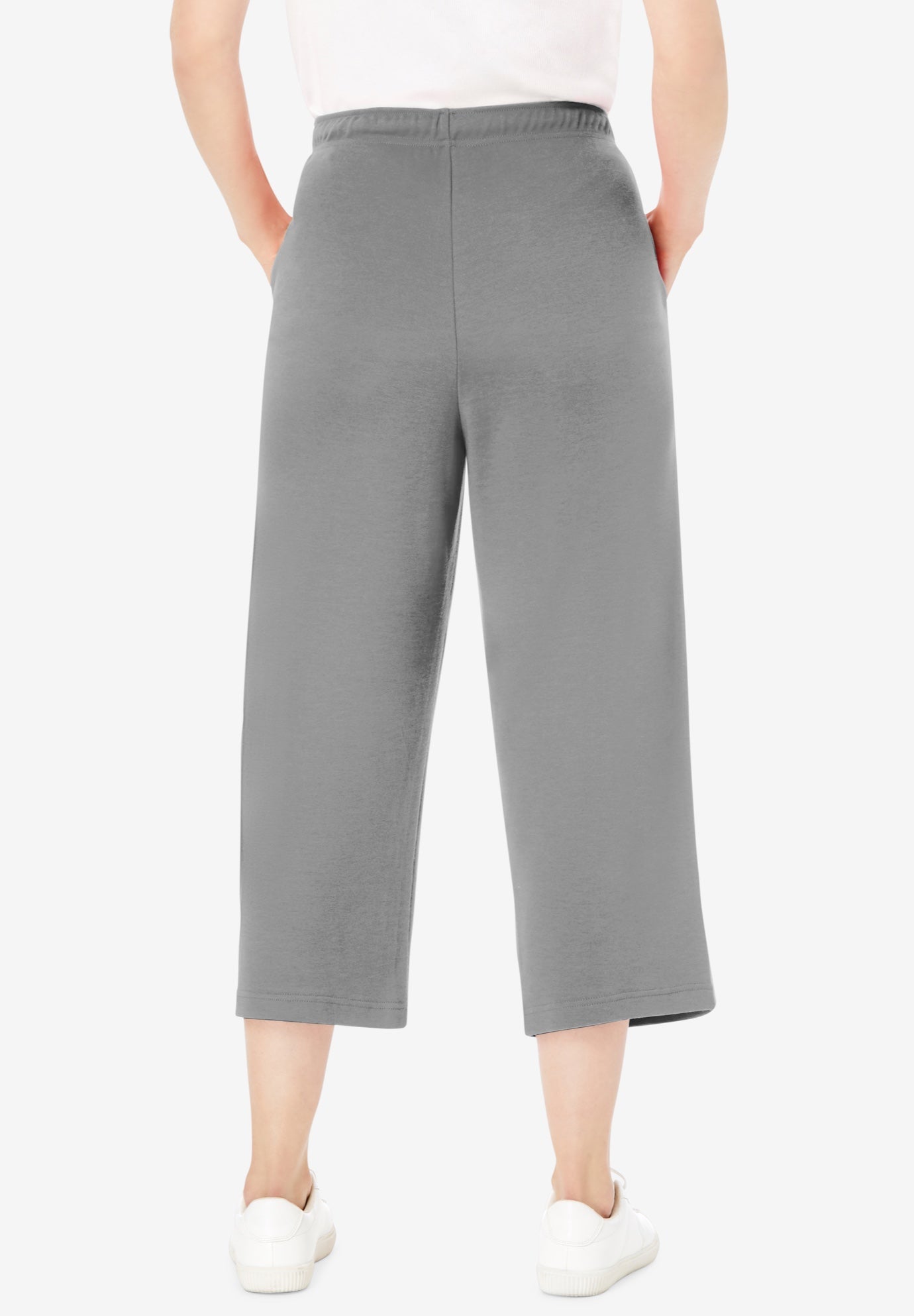 Sport-Knit Pull-On Capri Pants image number 1