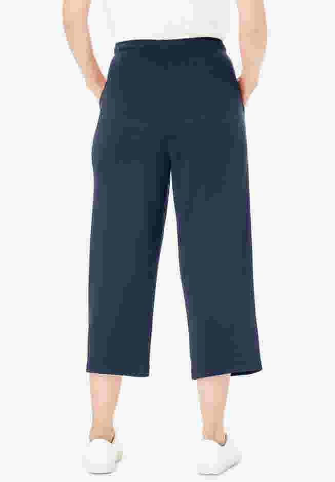 Sport-Knit Pull-On Capri Pants image number 1