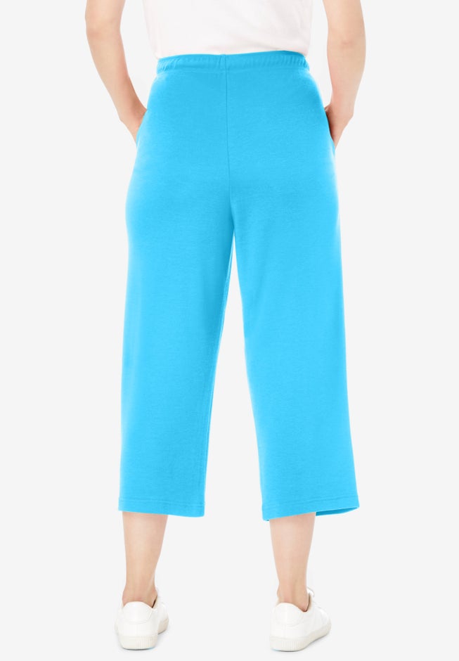 Sport-Knit Pull-On Capri Pants image number 1