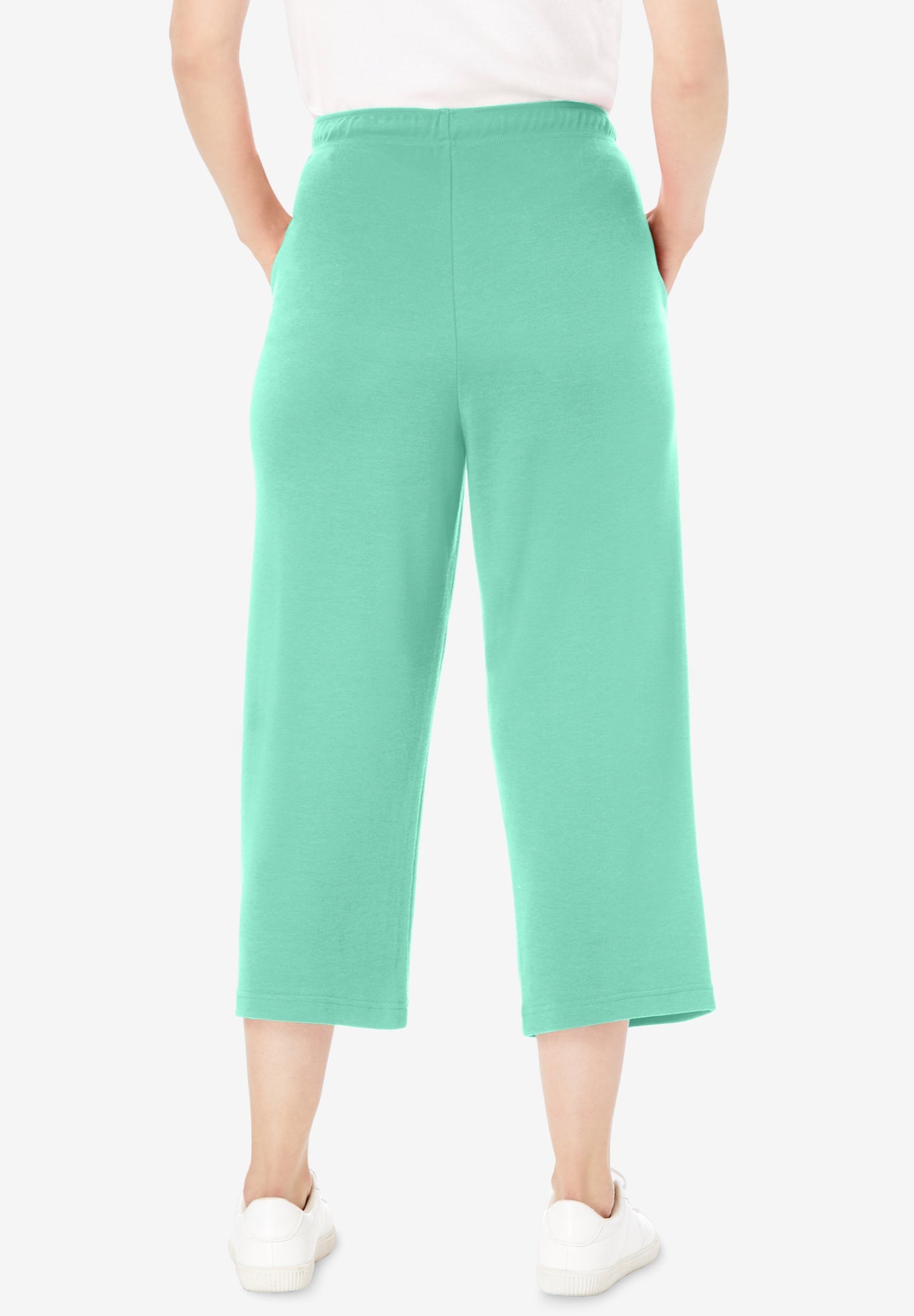 Sport-Knit Pull-On Capri Pants image number 1