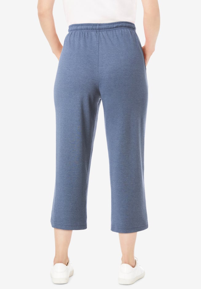 Sport-Knit Pull-On Capri Pants image number 1