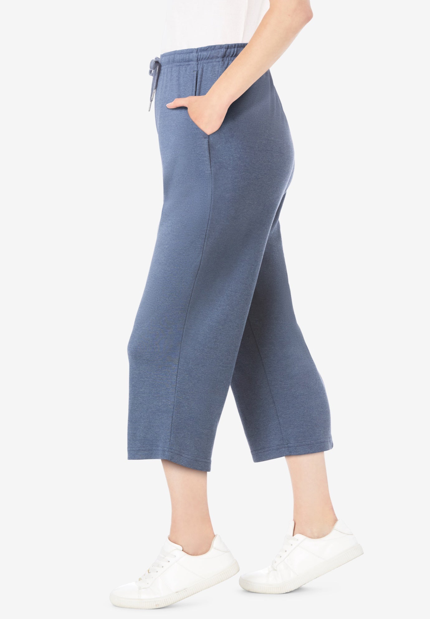 Sport-Knit Pull-On Capri Pants image number 2